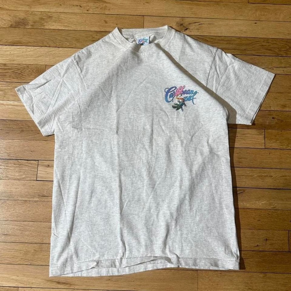 Vintage 90s Caribbean T Shirt Single stitched Large‎